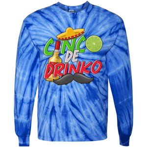 Cinco De O Gift Tie-Dye Long Sleeve Shirt