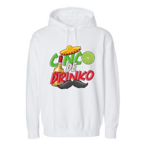 Cinco De O Gift Garment-Dyed Fleece Hoodie