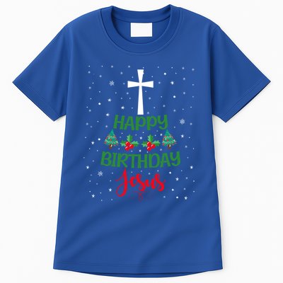 Christmas Day Outfit Happy Birthday Jesus Holiday Funny Gift Tall T-Shirt