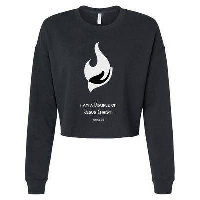 Christian Disciple Of Jesus Christ Gospel Lds Yw Ym Theme Cropped Pullover Crew