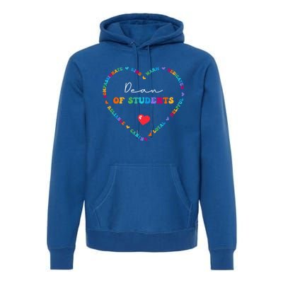 Cute Dean Of Students Appreciation Week Back To School Cool Gift Premium Hoodie