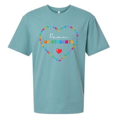 Cute Dean Of Students Appreciation Week Back To School Cool Gift Sueded Cloud Jersey T-Shirt