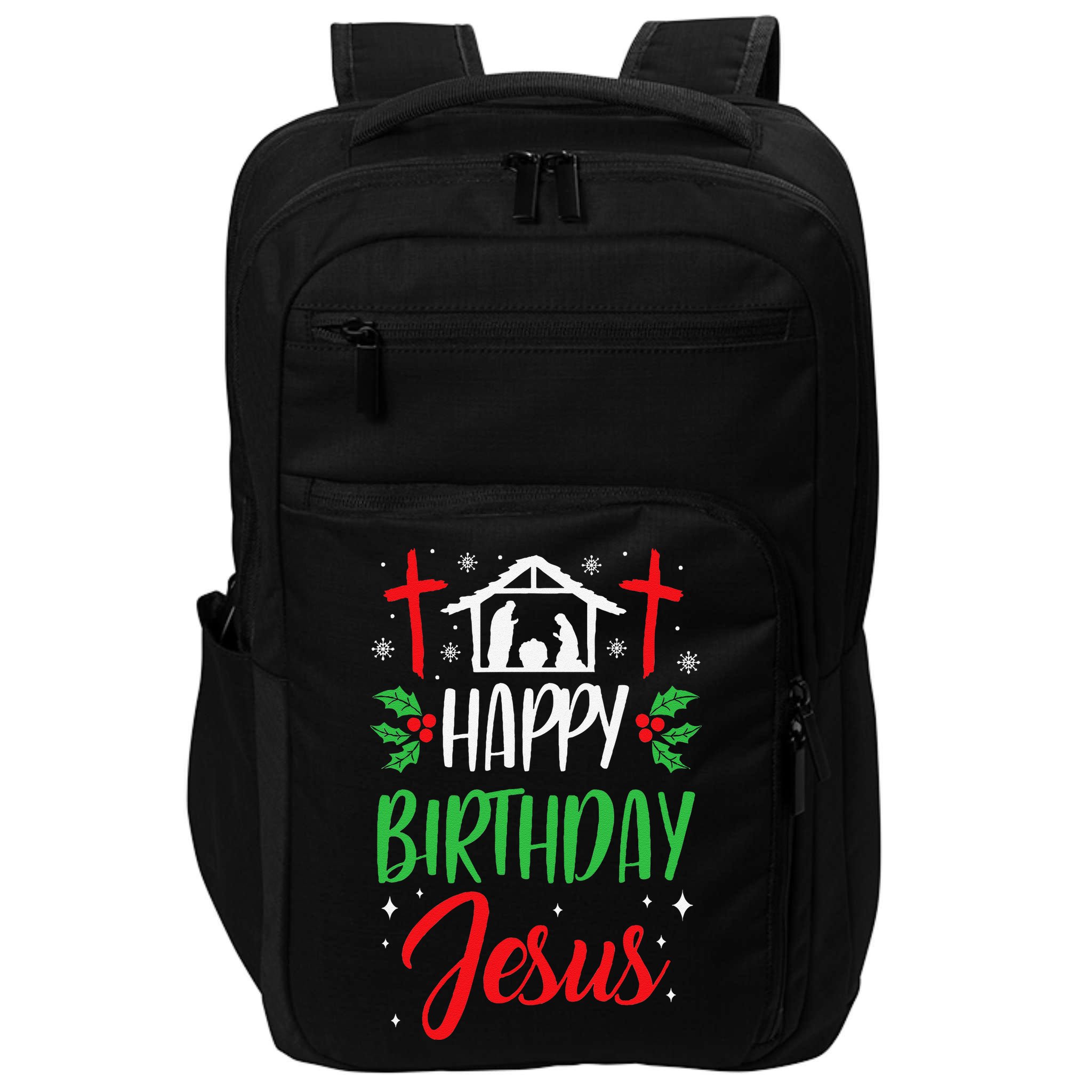 Christmas Day Outfit Happy Birthday Jesus Holiday Impact Tech Backpack