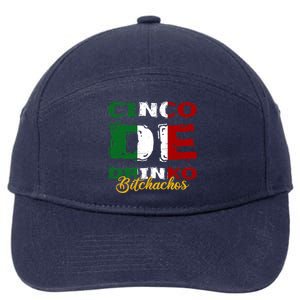 Cinco De O Bitchachos Mexican Fiesta Cinco De Mayo Meaningful Gift 7-Panel Snapback Hat