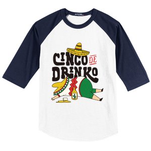 Cinco De O Cinco De Mayo Party Design Gift Baseball Sleeve Shirt