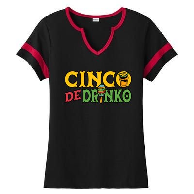 Cinco De O Cinco De Mayo Mexican Gift Ladies Halftime Notch Neck Tee