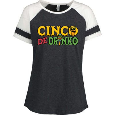 Cinco De O Cinco De Mayo Mexican Gift Enza Ladies Jersey Colorblock Tee