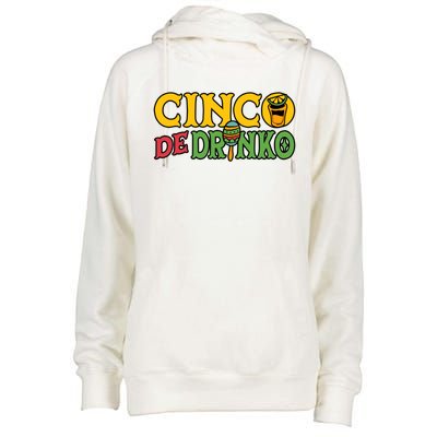 Cinco De O Cinco De Mayo Mexican Gift Womens Funnel Neck Pullover Hood