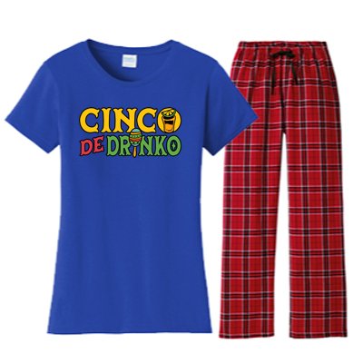 Cinco De O Cinco De Mayo Mexican Gift Women's Flannel Pajama Set