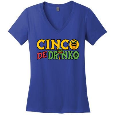 Cinco De O Cinco De Mayo Mexican Gift Women's V-Neck T-Shirt