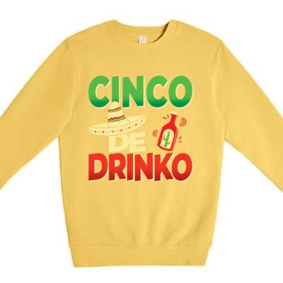 Cinco De O Cinco De Mayo Party Mexiko Gift Premium Crewneck Sweatshirt