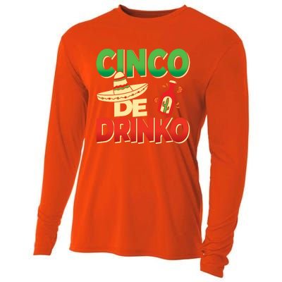 Cinco De O Cinco De Mayo Party Mexiko Gift Cooling Performance Long Sleeve Crew