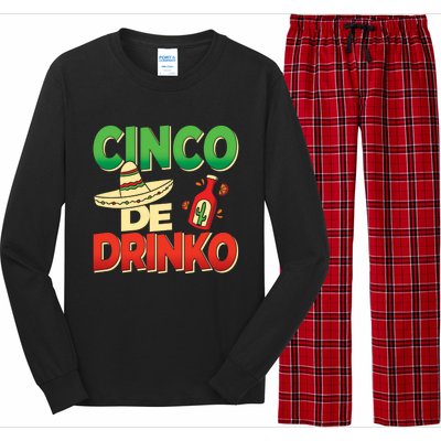 Cinco De O Cinco De Mayo Party Mexiko Gift Long Sleeve Pajama Set