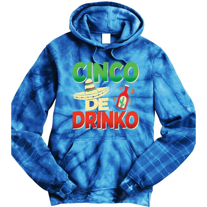 Cinco De O Cinco De Mayo Party Mexiko Gift Tie Dye Hoodie