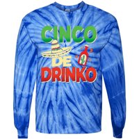 Cinco De O Cinco De Mayo Party Mexiko Gift Tie-Dye Long Sleeve Shirt