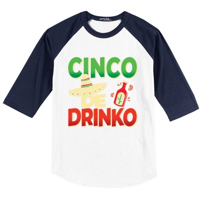 Cinco De O Cinco De Mayo Party Mexiko Gift Baseball Sleeve Shirt