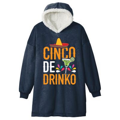 Cinco De O Design For Mexico Lovers Mexican Fiesta Gift Hooded Wearable Blanket