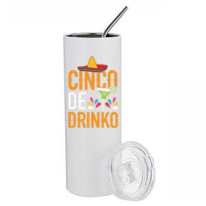 Cinco De O Design For Mexico Lovers Mexican Fiesta Gift Stainless Steel Tumbler