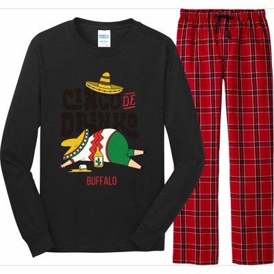 Cinco De O Fiesta On Cinco De Mayo In Buffalo Gift Long Sleeve Pajama Set