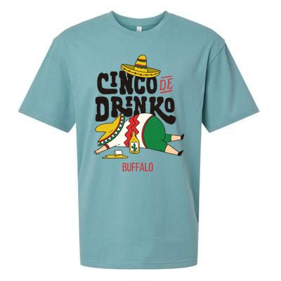 Cinco De O Fiesta On Cinco De Mayo In Buffalo Gift Sueded Cloud Jersey T-Shirt