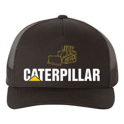 Cat Dozer Operator Driver Fan Caterpillar Bulldozer Yupoong Adult 5-Panel Trucker Hat