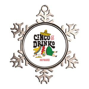 Cinco De O Fiesta On Cinco De Mayo In Hayward Gift Metallic Star Ornament