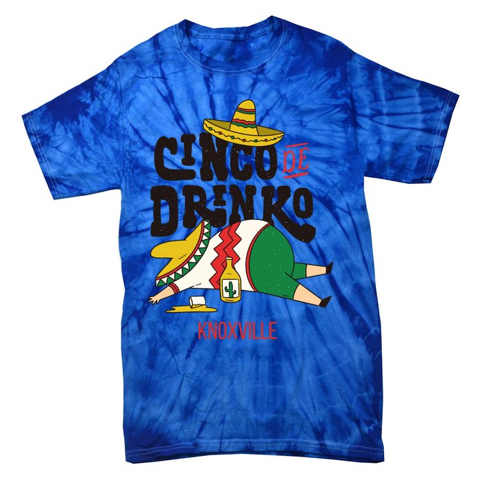 Cinco De O Fiesta On Cinco De Mayo In Knoxville Gift Tie-Dye T-Shirt