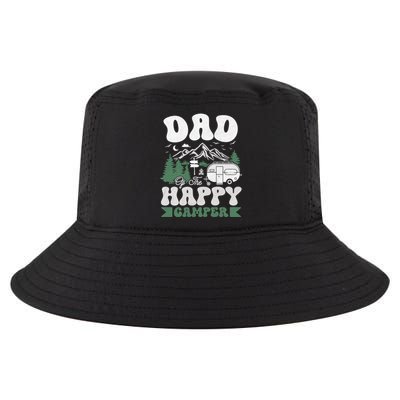 Cute Dad Of The Happy Camper Camping Trip Gift Cool Comfort Performance Bucket Hat