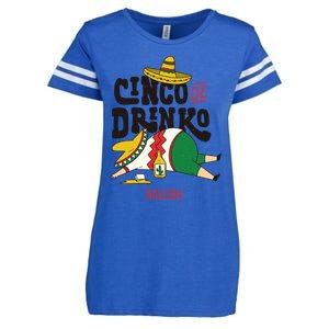 Cinco De O Fiesta On Cinco De Mayo In Raleigh Meaningful Gift Enza Ladies Jersey Football T-Shirt