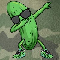 Cucumber Dabbing Pickle Dancing Lover Legacy Tie Dye Trucker Hat
