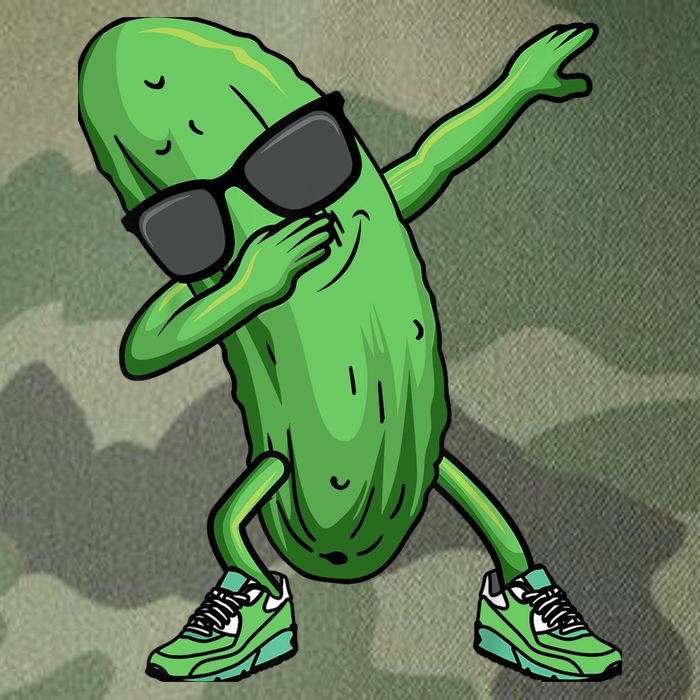 Cucumber Dabbing Pickle Dancing Lover Legacy Tie Dye Trucker Hat