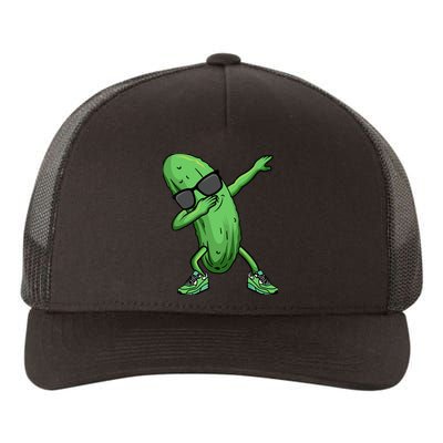 Cucumber Dabbing Pickle Dancing Lover Yupoong Adult 5-Panel Trucker Hat