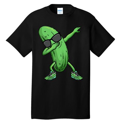 Cucumber Dabbing Pickle Dancing Lover Tall T-Shirt