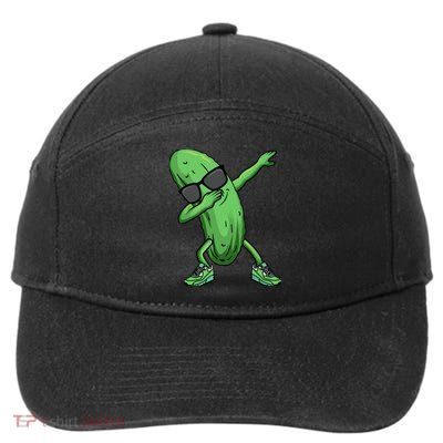 Cucumber Dabbing Pickle Dancing Lover 7-Panel Snapback Hat