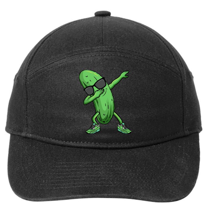 Cucumber Dabbing Pickle Dancing Lover 7-Panel Snapback Hat