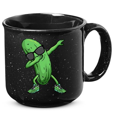 Cucumber Dabbing Pickle Dancing Lover 15oz Campfire Ceramic Mug