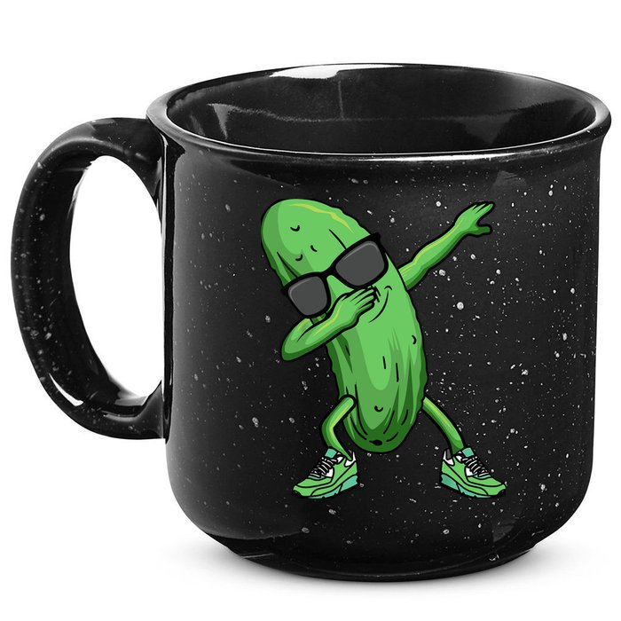 Cucumber Dabbing Pickle Dancing Lover 15oz Campfire Ceramic Mug