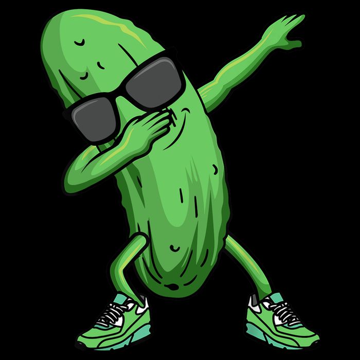 Cucumber Dabbing Pickle Dancing Lover Drawstring Bag