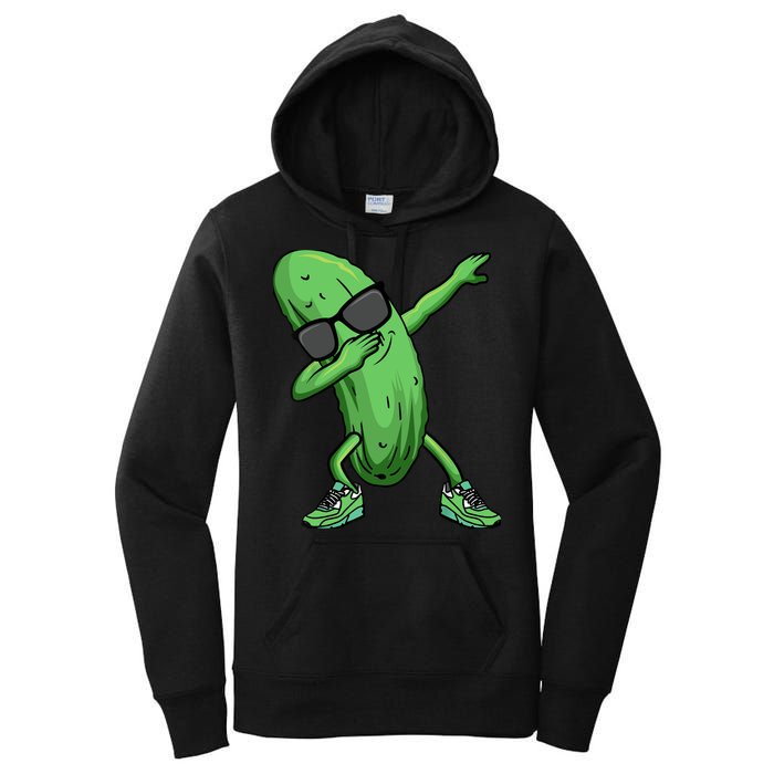 Cucumber Dabbing Pickle Dancing Lover Women's Pullover Hoodie