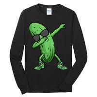 Cucumber Dabbing Pickle Dancing Lover Tall Long Sleeve T-Shirt