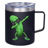 Cucumber Dabbing Pickle Dancing Lover 12oz Stainless Steel Coffee Mug