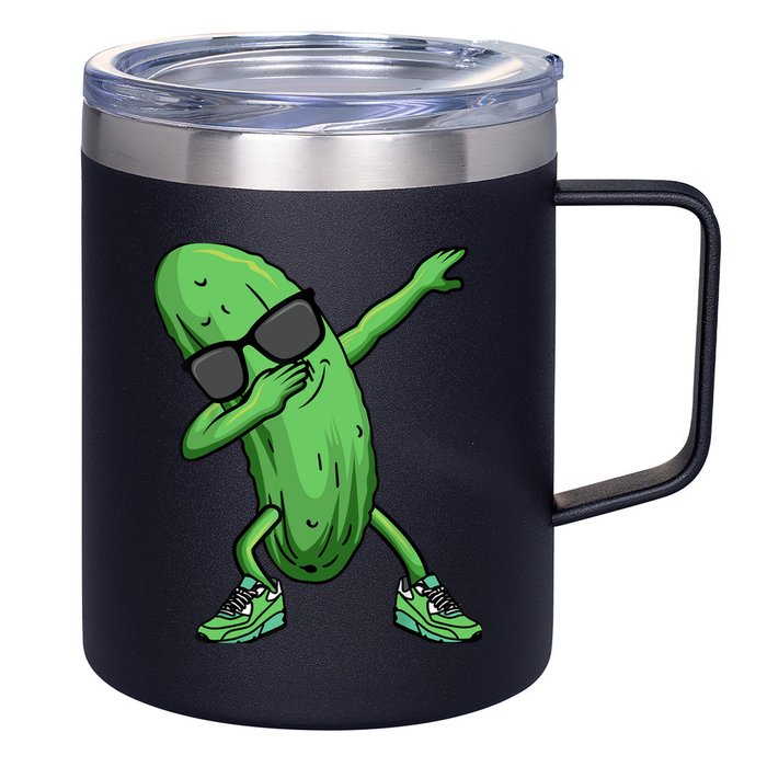 Cucumber Dabbing Pickle Dancing Lover 12oz Stainless Steel Coffee Mug
