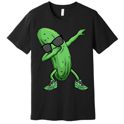 Cucumber Dabbing Pickle Dancing Lover Premium T-Shirt