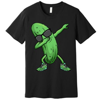 Cucumber Dabbing Pickle Dancing Lover Premium T-Shirt