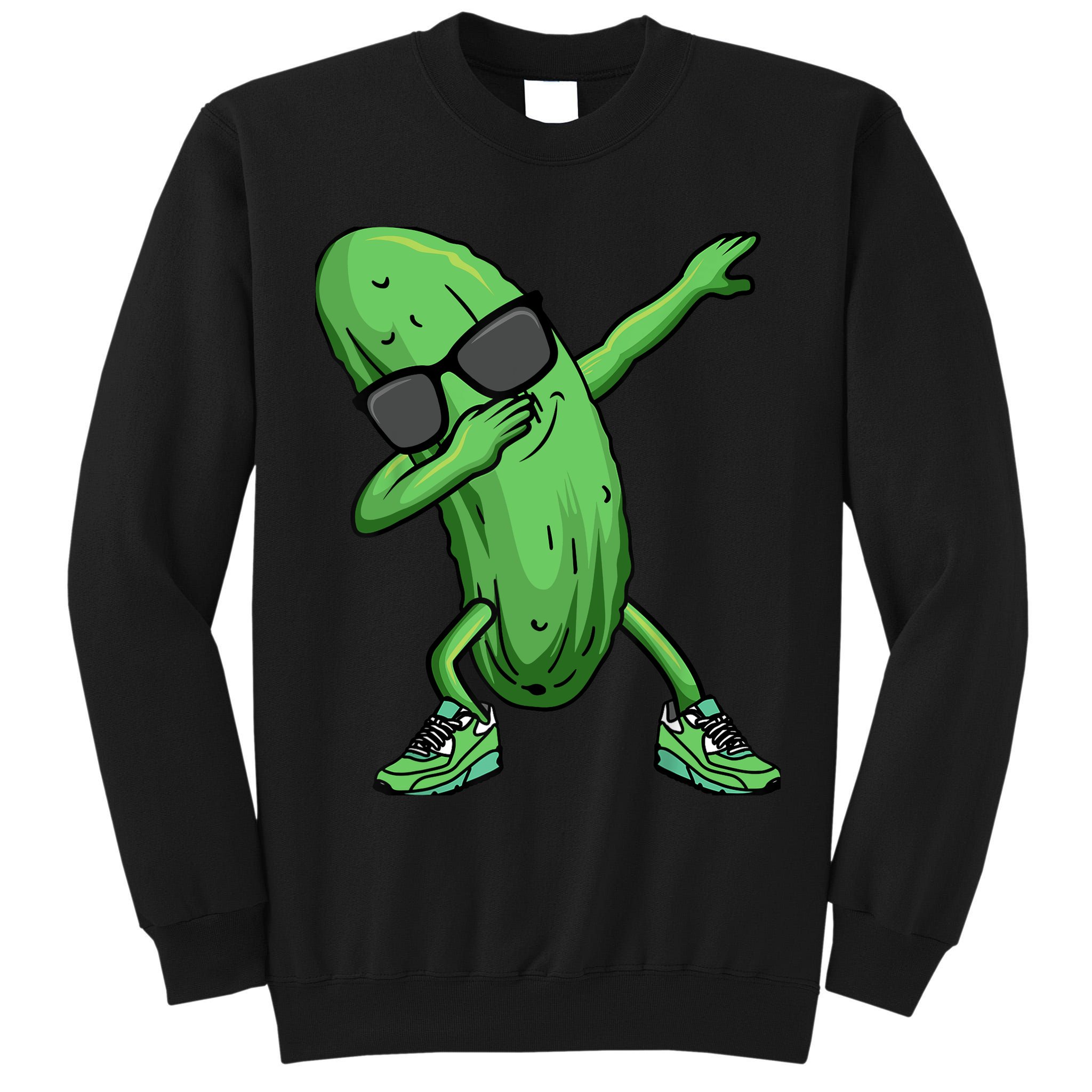 Cucumber Dabbing Pickle Dancing Lover Tall Sweatshirt