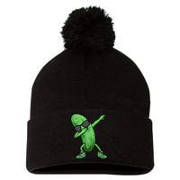 Cucumber Dabbing Pickle Dancing Lover Pom Pom 12in Knit Beanie