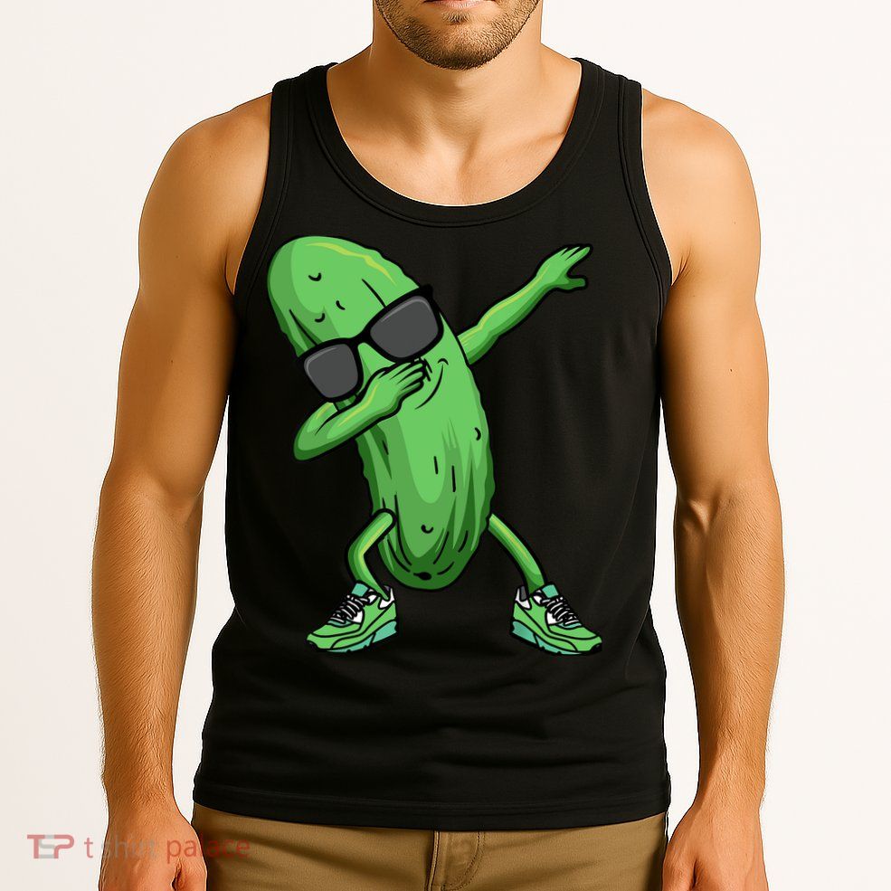 Cucumber Dabbing Pickle Dancing Lover Tank Top