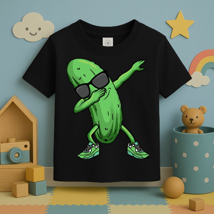 Cucumber Dabbing Pickle Dancing Lover Toddler T-Shirt