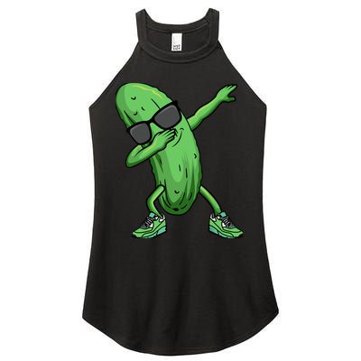Cucumber Dabbing Pickle Dancing Lover Women's Perfect Tri Rocker Tank