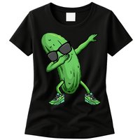 Cucumber Dabbing Pickle Dancing Lover Womens T-Shirt